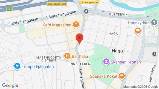Apartments for rent i Gothenburg City Centre - kort over placeringen