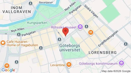 Apartments for rent i Gothenburg City Centre - kort over placeringen