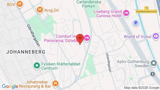 Apartments for rent i Johanneberg - kort over placeringen