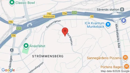 Apartments for rent i Örgryte-Härlanda - kort over placeringen