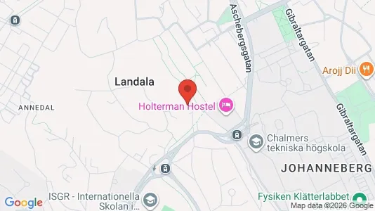 Apartments for rent i Johanneberg - kort over placeringen