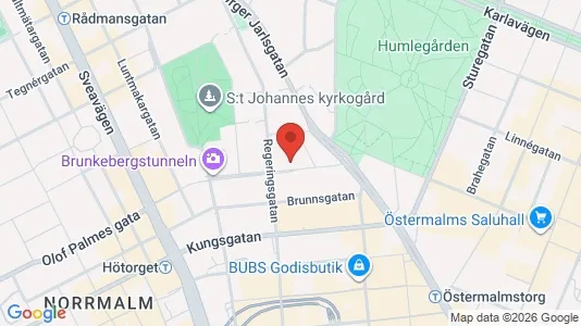 Apartments for rent i Stockholm City - kort over placeringen