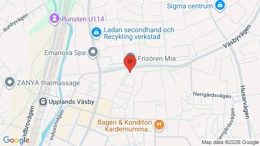 Apartments for rent i Upplands Väsby - kort over placeringen
