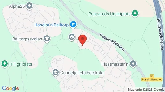 Apartments for rent i Mölndal - kort over placeringen