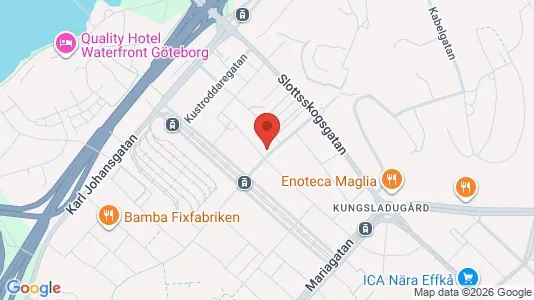 Apartments for rent i Majorna-Linné - kort over placeringen