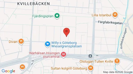 Apartments for rent i Lundby - kort over placeringen