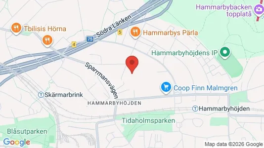 Apartments for rent i Stockholm South - kort over placeringen