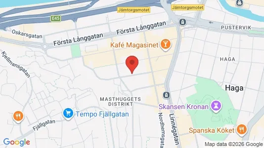Apartments for rent i Gothenburg City Centre - kort over placeringen