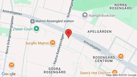 Apartments for rent i Rosengård - kort over placeringen