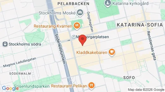 Apartments for rent i Södermalm - kort over placeringen