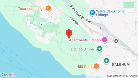 Apartments for rent i Lidingö - kort over placeringen