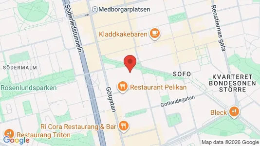 Apartments for rent i Södermalm - kort over placeringen