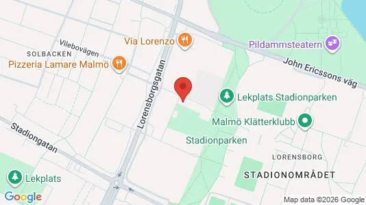Apartments for rent i Malmö City - kort over placeringen