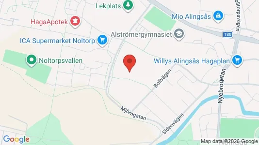Apartments for rent i Alingsås - kort over placeringen