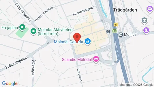 Apartments for rent i Mölndal - kort over placeringen