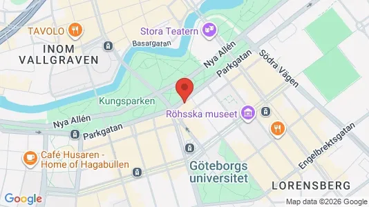 Apartments for rent i Gothenburg City Centre - kort over placeringen