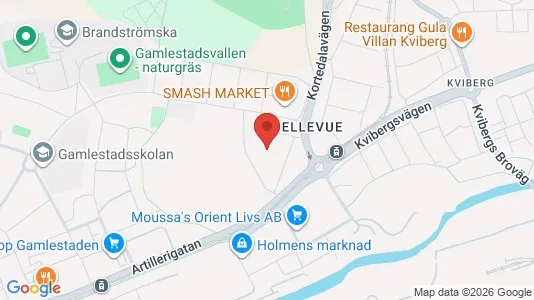 Apartments for rent i Gothenburg East - kort over placeringen