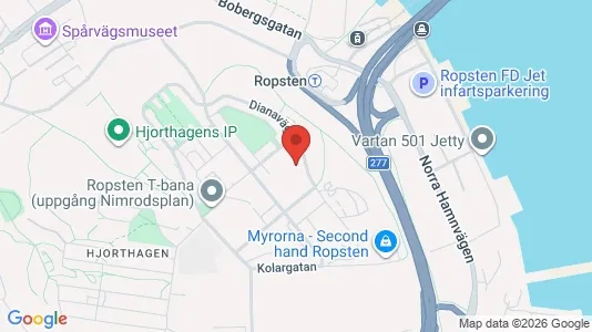 Apartments for rent i Gärdet/Djurgården - kort over placeringen