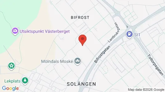 Apartments for rent i Mölndal - kort over placeringen