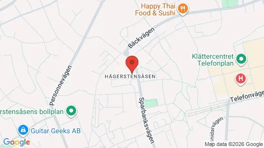 Apartments for rent i Stockholm South - kort over placeringen