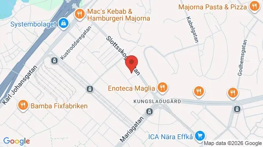 Apartments for rent i Majorna-Linné - kort over placeringen