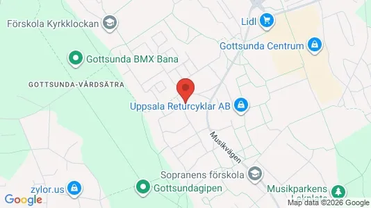 Apartments for rent i Uppsala - kort over placeringen