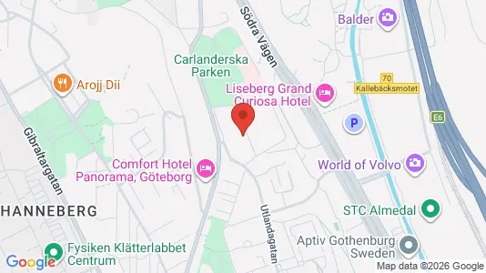 Apartments for rent i Johanneberg - kort over placeringen