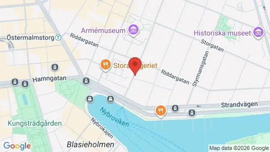 Apartments for rent i Östermalm - kort over placeringen