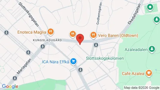 Apartments for rent i Majorna-Linné - kort over placeringen
