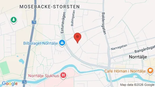 Apartments for rent i Norrtälje - kort over placeringen