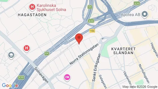 Apartments for rent i Vasastan - kort over placeringen