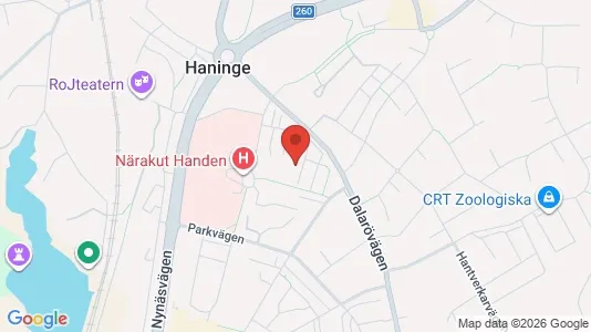 Apartments for rent i Haninge - kort over placeringen