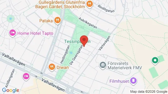 Apartments for rent i Gärdet/Djurgården - kort over placeringen