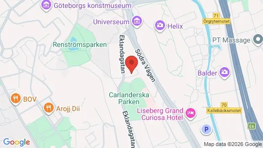 Apartments for rent i Johanneberg - kort over placeringen