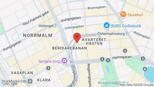 Apartments for rent i Stockholm City - kort over placeringen