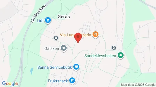 Apartments for rent i Gothenburg East - kort over placeringen