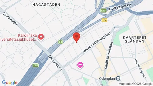 Apartments for rent i Vasastan - kort over placeringen