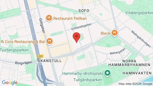 Apartments for rent i Södermalm - kort over placeringen