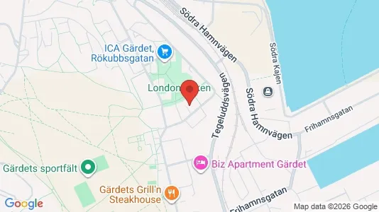 Apartments for rent i Gärdet/Djurgården - kort over placeringen
