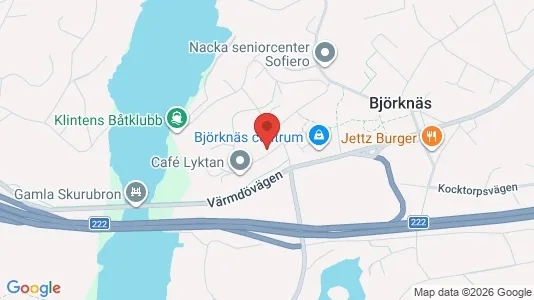 Apartments for rent i Nacka - kort over placeringen