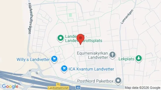 Apartments for rent i Härryda - kort over placeringen