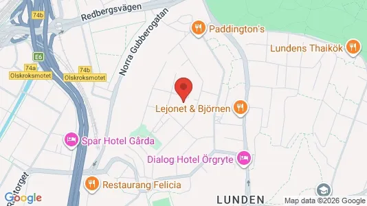 Apartments for rent i Örgryte-Härlanda - kort over placeringen