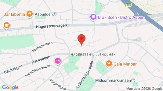 Apartments for rent i Stockholm South - kort over placeringen
