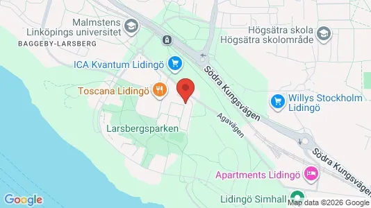 Apartments for rent i Lidingö - kort over placeringen