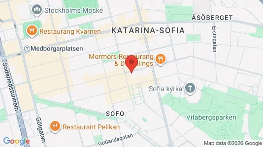 Apartments for rent i Södermalm - kort over placeringen