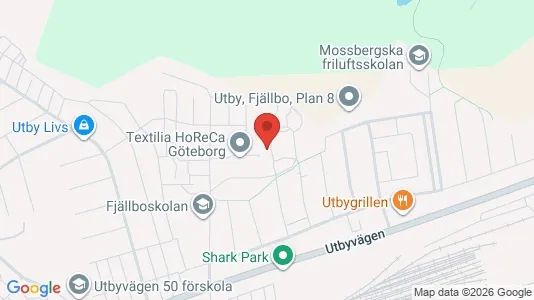 Apartments for rent i Gothenburg East - kort over placeringen
