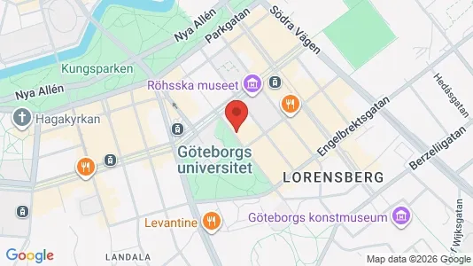 Apartments for rent i Gothenburg City Centre - kort over placeringen
