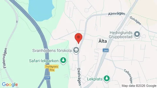 Apartments for rent i Nacka - kort over placeringen
