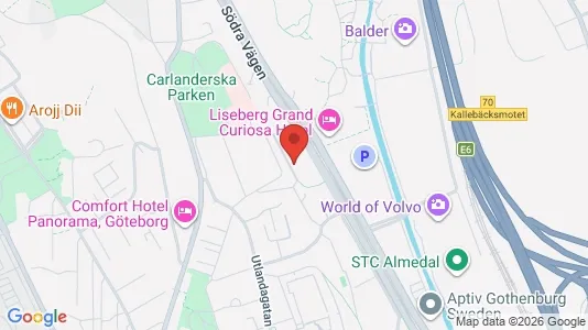 Apartments for rent i Johanneberg - kort over placeringen