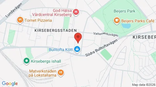 Apartments for rent i Kirseberg - kort over placeringen